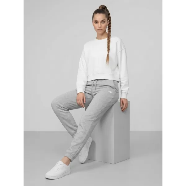  Dámske nohavice 4F WMM00TTROF1658 COLD LIGHT GREY MELANGE 