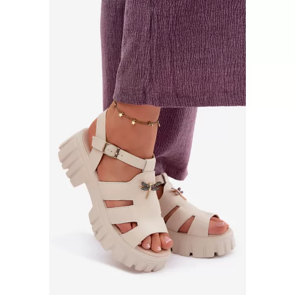  Dámske sandále VINCEZA 79627 BEIGE 