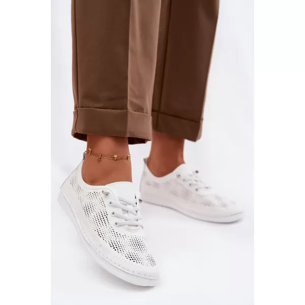  Dámske tenisky S.BARSKI LR61-7083 WHITE 