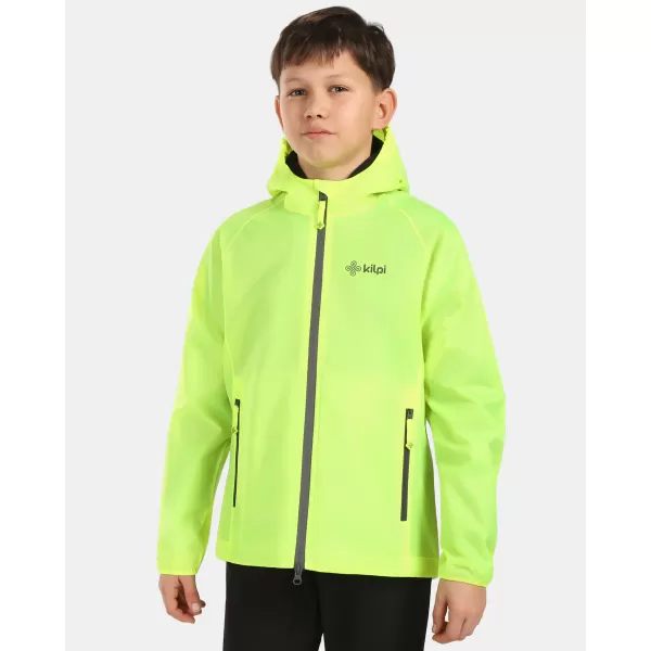  Detská hardshellová bunda KILPI JALUU-J 1J0180KI ŽLTÁ 