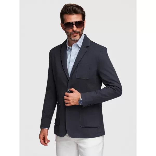  Pánske sako OMBRE M165 NAVY BLUE 