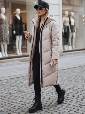 Dámska bunda DSTREET TY5430 BÉŽOVÁ