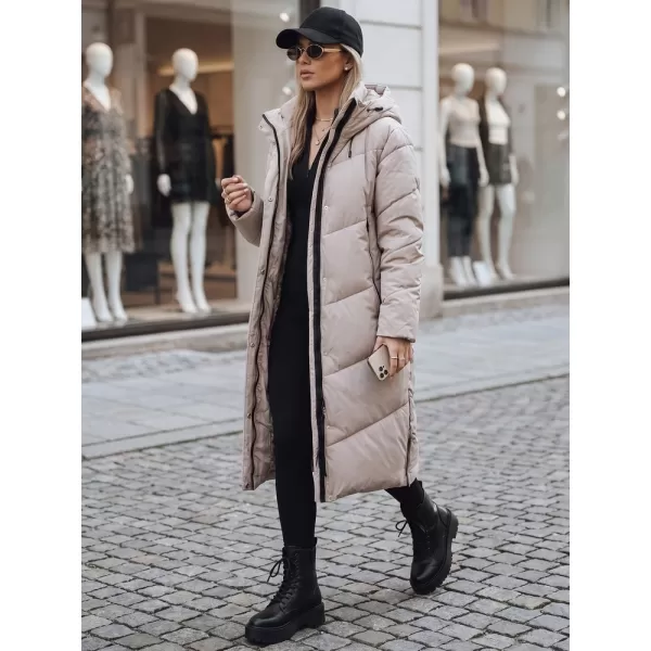  Dámska bunda DSTREET TY5430 BÉŽOVÁ 