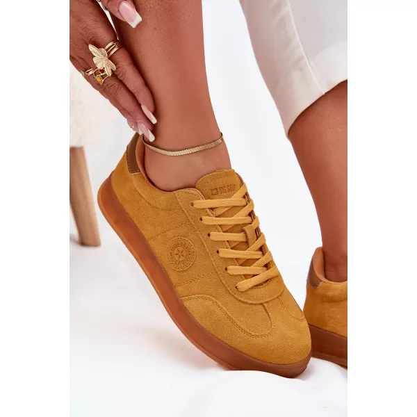  Dámske tenisky BIG STAR SHOES RR274846 YELLOW/GOLD 