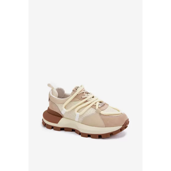  Dámske tenisky GOE TT2N4021 BEIGE 