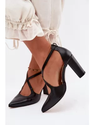Dámske lodičky ZAZOO 1053 BLACK