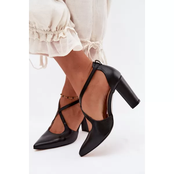  Dámske lodičky ZAZOO 1053 BLACK 