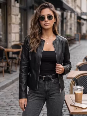 Dámska bunda DSTREET TY5721 ČIERNA