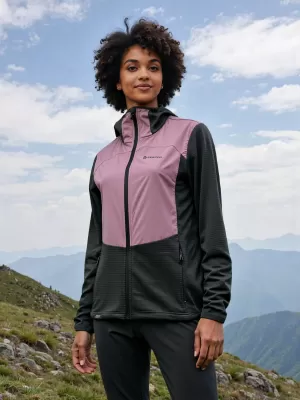 Dámska športová ultraľahká mikina ALPINE PRO ZOLLA DARK TRUE GRAY