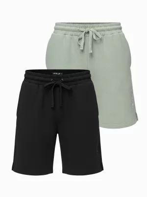 Pánsky set kraťas OMBRE Z125 BLACK/LIGHT GREEN