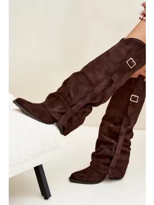 Dámske čižmy BOTO 7699A BROWN