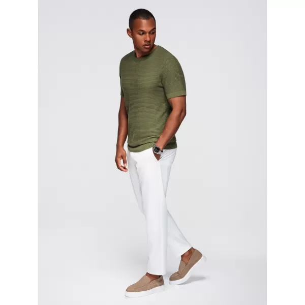  Pánske tričko OMBRE OM-TSCT-0303 OLIVE 