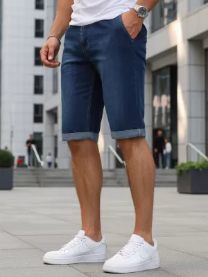 Pánske kraťasy DSTREET SX2613 NÁMORNÁ MODRÁ