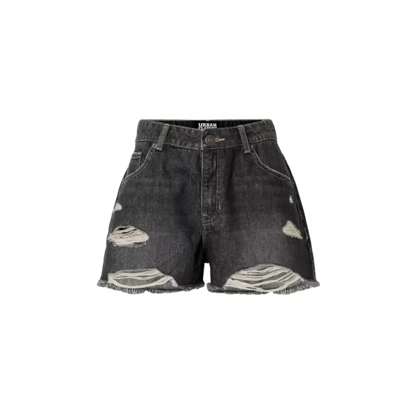  Dámske kraťasy URBAN CLASSICS TB8193 BLACK WASHED 
