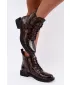 Dámske čižmy S.BARSKI HY62-8140 BROWN