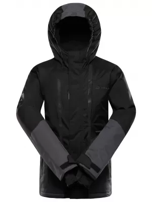 Detská lyžiarska bunda ALPINE PRO DEARO 3 BLACK
