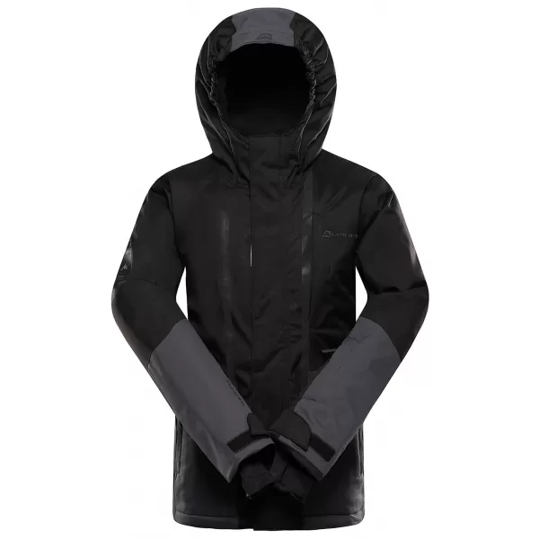  Detská lyžiarska bunda ALPINE PRO DEARO 3 BLACK 