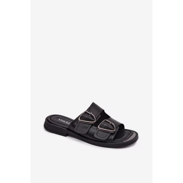  Dámske šľapky VINCEZA 62304 BLACK 
