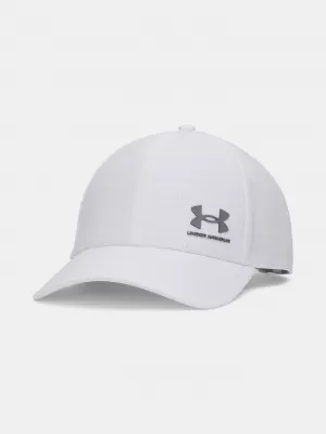 Pánska šiltovka UNDER ARMOUR M AV LOW ADJ 1383440-101 BIELA