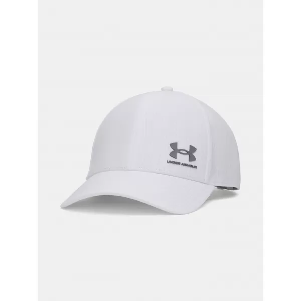  Pánska šiltovka UNDER ARMOUR M AV LOW ADJ 1383440-101 BIELA 