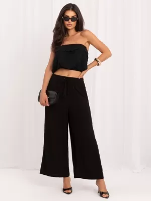 Dámske nohavice SUBLEVEL D73761AG62237L BLACK