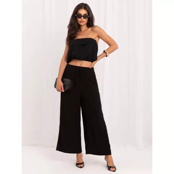  Dámske nohavice SUBLEVEL D73761AG62237L BLACK 