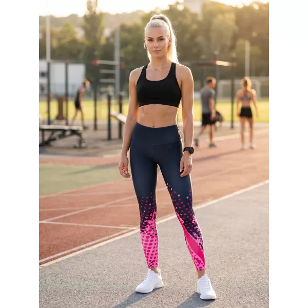  Dámske legíny premium (nové veľkosti) ALTISPORT VOJ/ALW109LEG05 RUŽOVO-ČIERNA 