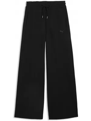 Dámske tepláky PUMA CLASS RELAXED WIDE LEG PANTS 69401301 PUMA BLACK