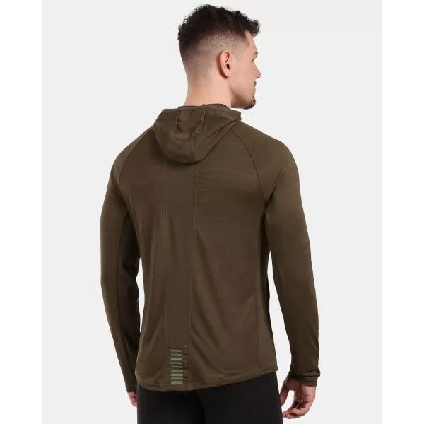  Pánske funkčné tričko KILPI AILEEN-M 1M0308KI KHAKI 