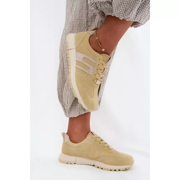  Dámske topánky BOTO GD-XW-1054 YELLOW/BEIGE 