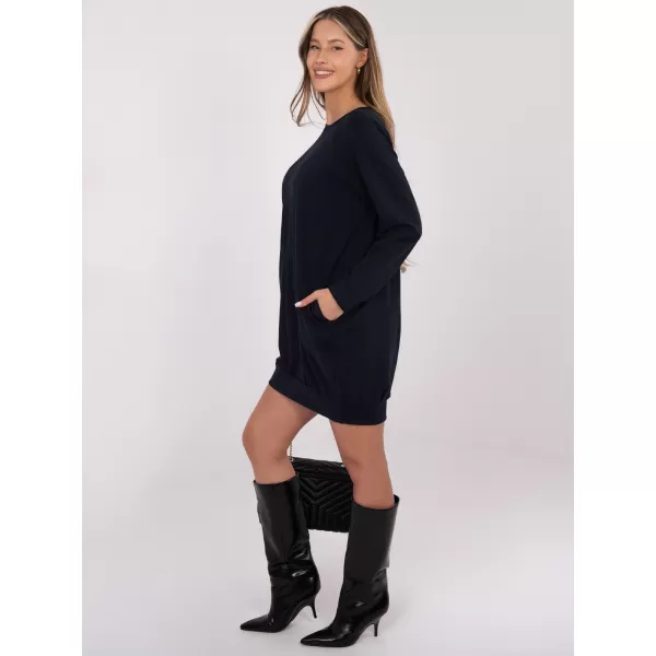  Dámske šaty BASIC FEEL GOOD RV-TU-5184.93P NAVY 