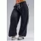 Baggy tepláky s leopardím vzorom NEBBIA PRIMAL 865 BLACK LEOPARD