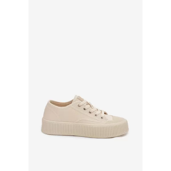  Dámske tenisky BIG STAR SHOES TT274271 BEIGE 