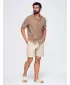 Pánska košeľa OMBRE OM-SHSS-0223 LIGHT BROWN
