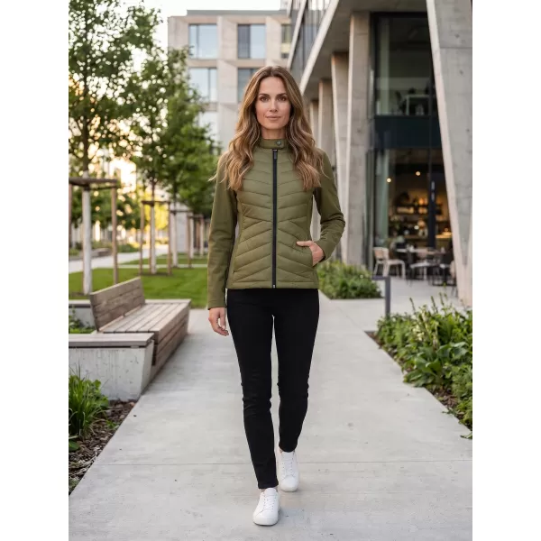  Dámska hybridná bunda MALFINI PREMIUM CROSS 556 AVOCADO GREEN 