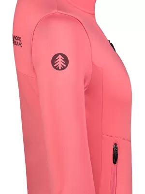 Dámska powerfleece mikina NORDBLANC CRISP NBSFL8338 RUŽOVÁ