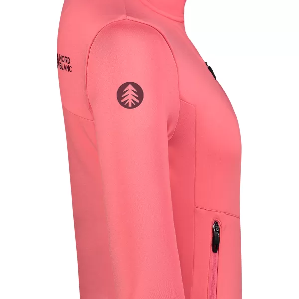  Dámska powerfleece mikina NORDBLANC CRISP NBSFL8338 RUŽOVÁ 