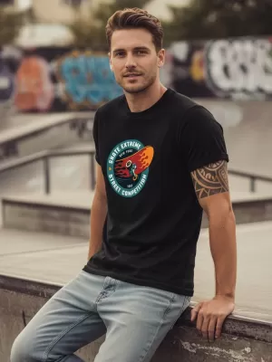 Pánske tričko DSTREET NX076R ČIERNA