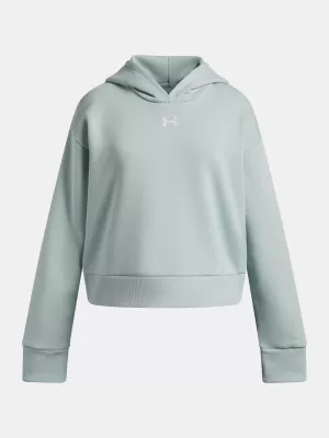 Dievčenská mikina UNDER ARMOUR UA RIVAL FLEECE HOODIE 1379517-477 MODRÁ