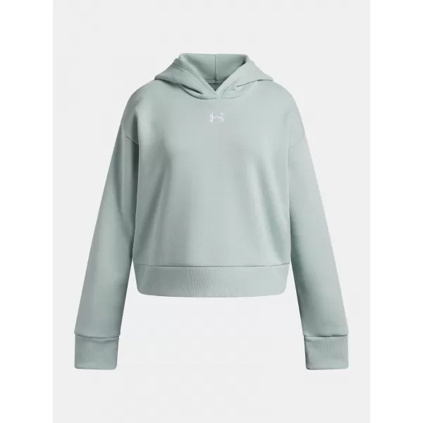  Dievčenská mikina UNDER ARMOUR UA RIVAL FLEECE HOODIE 1379517-477 MODRÁ 