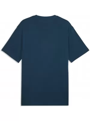 Pánske tričko PUMA ESS RELAXED SMALL NO. 1 LOGO TEE 68915336 MIDNIGHT PETROL