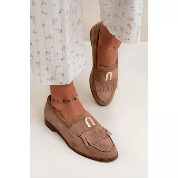  Dámske mokasíny BOTO 3742 KHAKI 