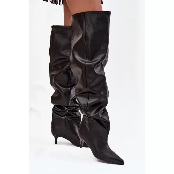  Dámske čižmy BOTO 8506 BLACK 