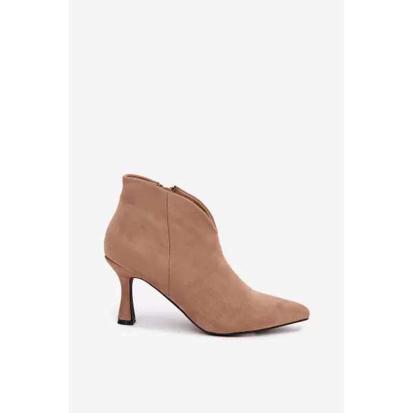  Dámske členkové topánky BOTO D-219 KHAKI 