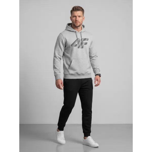  Pánska mikina 4F WMM00TSWSM2548 COLD LIGHT GREY MELANGE 