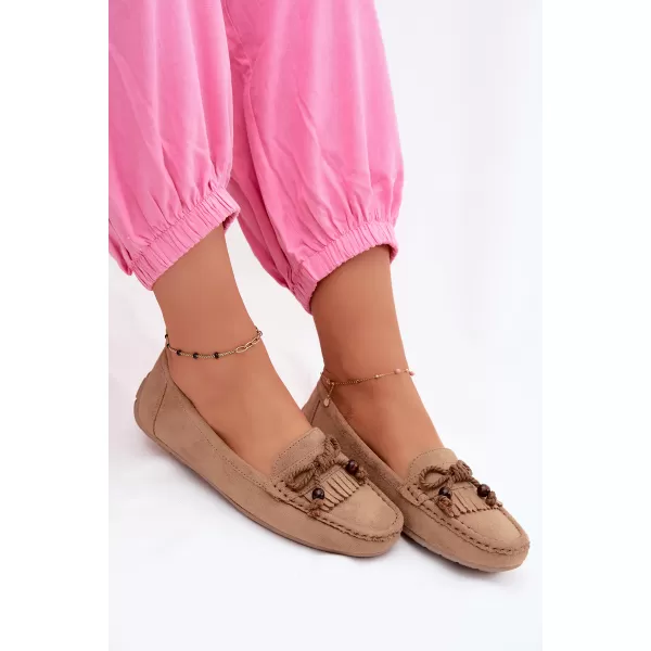  Dámske mokasíny BOTO W2515 TAUPE 