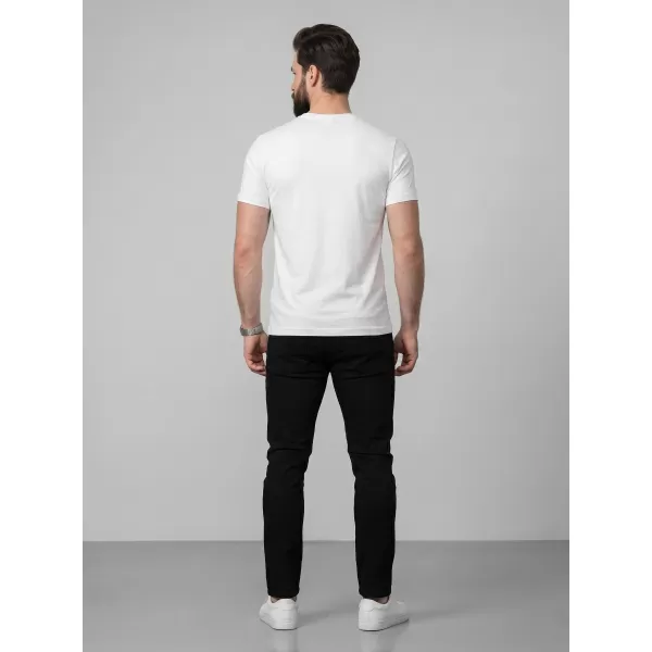  Pánske tričko 4F WMM00TTSHM3339 WHITE 
