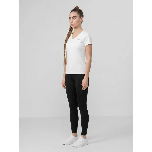  Dámske tričko 4F WMM00TTSHF3307 WHITE 