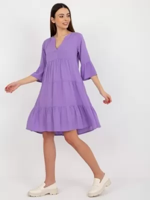 Dámske šaty SUBLEVEL D73761M30214B VIOLET