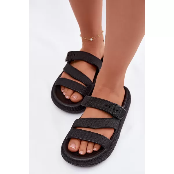  Dámske šľapky BIG STAR SHOES TT274A037 BLACK 